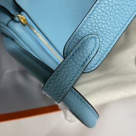 Hermès Импортная сумка из телячьей кожи TC, северный синий, сереб