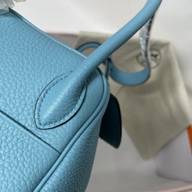 Hermès Импортная сумка из телячьей кожи TC, северный синий, сереб
