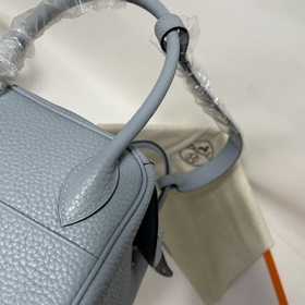 Hermès Импортная сумка из кожи TC, льняной синий, золотые и сереб