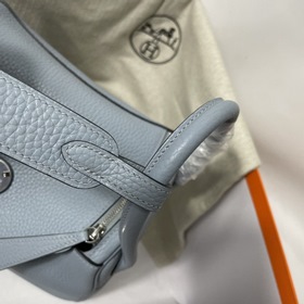 Hermès Импортная сумка из кожи TC, льняной синий, золотые и сереб