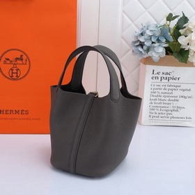 Hermès Сумка для продуктов TC кожа, частично ручная работа, проши