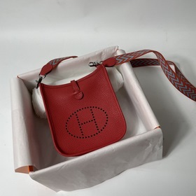 Hermès mini17 сумка через плечо, оригинальная кожа TC, прошита во