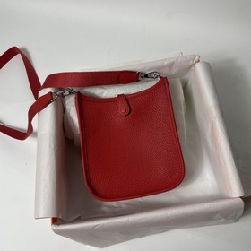 Hermès mini17 сумка через плечо, оригинальная кожа TC, прошита во