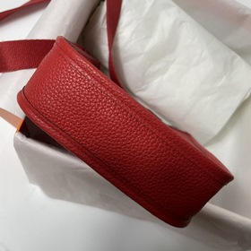 Hermès mini17 сумка через плечо, оригинальная кожа TC, прошита во