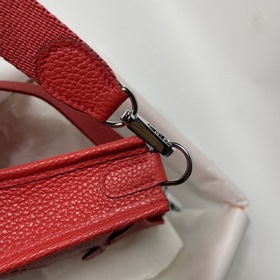 Hermès mini17 сумка через плечо, оригинальная кожа TC, прошита во