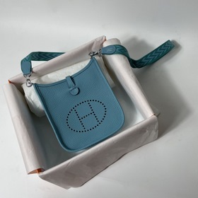 Hermès mini17 сумка через плечо, оригинальная кожа TC, прошита во