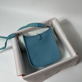 Hermès mini17 сумка через плечо, оригинальная кожа TC, прошита во