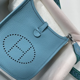 Hermès mini17 сумка через плечо, оригинальная кожа TC, прошита во