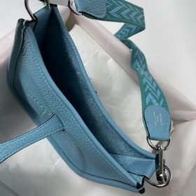 Hermès mini17 сумка через плечо, оригинальная кожа TC, прошита во
