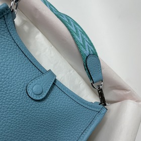 Hermès mini17 сумка через плечо, оригинальная кожа TC, прошита во