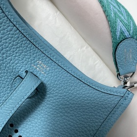 Hermès mini17 сумка через плечо, оригинальная кожа TC, прошита во