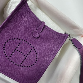 Hermès mini17 сумка через плечо, оригинальная кожа TC, прошита во