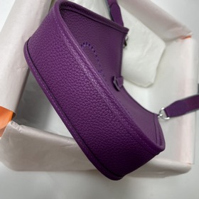 Hermès mini17 сумка через плечо, оригинальная кожа TC, прошита во