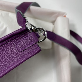 Hermès mini17 сумка через плечо, оригинальная кожа TC, прошита во