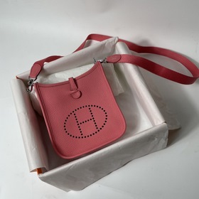 Hermès mini17 сумка через плечо, оригинальная кожа TC, прошита во
