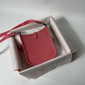 Hermès mini17 сумка через плечо, оригинальная кожа TC, прошита во