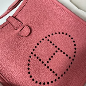 Hermès mini17 сумка через плечо, оригинальная кожа TC, прошита во