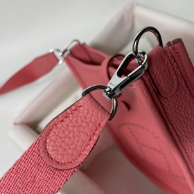 Hermès mini17 сумка через плечо, оригинальная кожа TC, прошита во