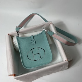 Hermès mini17 сумка через плечо, оригинальная кожа TC, прошита во