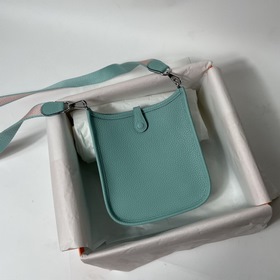 Hermès mini17 сумка через плечо, оригинальная кожа TC, прошита во