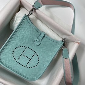 Hermès mini17 сумка через плечо, оригинальная кожа TC, прошита во