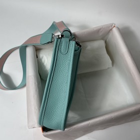Hermès mini17 сумка через плечо, оригинальная кожа TC, прошита во