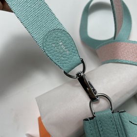 Hermès mini17 сумка через плечо, оригинальная кожа TC, прошита во