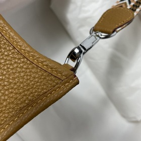 Сумка Hermes mini17 через плечо, оригинальная кожа TC, прошита во