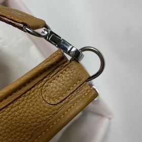 Сумка Hermes mini17 через плечо, оригинальная кожа TC, прошита во