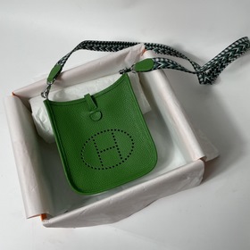Hermès mini17 сумка через плечо, оригинальная кожа TC, прошита во