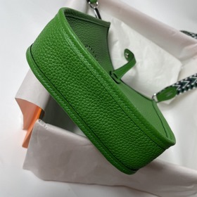 Hermès mini17 сумка через плечо, оригинальная кожа TC, прошита во