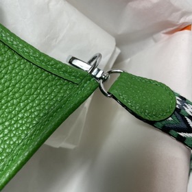 Hermès mini17 сумка через плечо, оригинальная кожа TC, прошита во