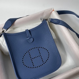 Hermès mini17 сумка через плечо, оригинальная кожа TC, прошита во