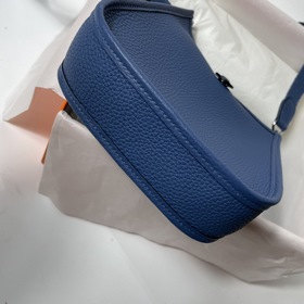 Hermès mini17 сумка через плечо, оригинальная кожа TC, прошита во