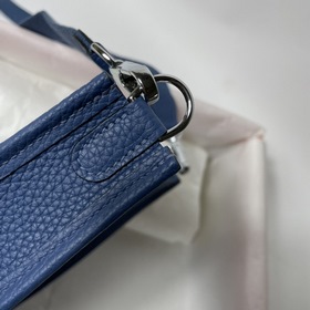 Hermès mini17 сумка через плечо, оригинальная кожа TC, прошита во