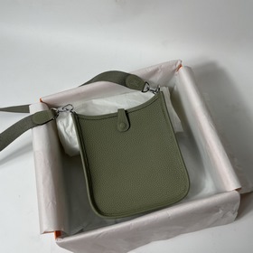 Hermès mini17 сумка через плечо, оригинальная кожа TC, прошита во