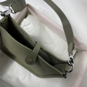 Hermès mini17 сумка через плечо, оригинальная кожа TC, прошита во