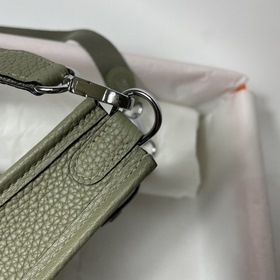 Hermès mini17 сумка через плечо, оригинальная кожа TC, прошита во