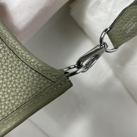 Hermès mini17 сумка через плечо, оригинальная кожа TC, прошита во