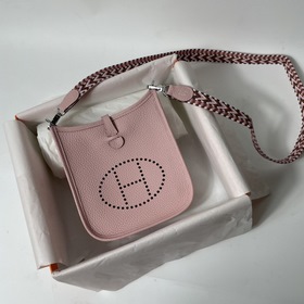 Hermès mini17 сумка через плечо, оригинальная кожа TC, прошита во