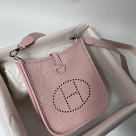 Hermès mini17 сумка через плечо, оригинальная кожа TC, прошита во
