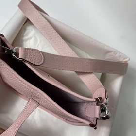 Hermès mini17 сумка через плечо, оригинальная кожа TC, прошита во