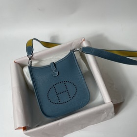 Hermès mini17 сумка через плечо, оригинальная кожа TC, прошита во