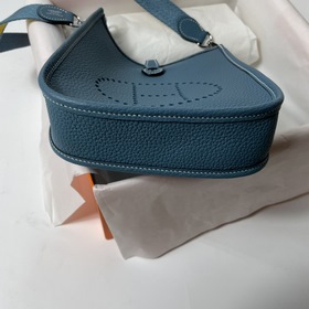 Hermès mini17 сумка через плечо, оригинальная кожа TC, прошита во