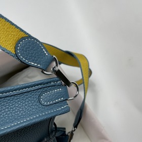 Hermès mini17 сумка через плечо, оригинальная кожа TC, прошита во