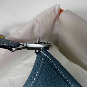 Hermès mini17 сумка через плечо, оригинальная кожа TC, прошита во