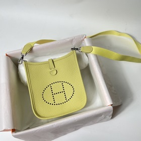 Hermès mini17 сумка через плечо, оригинальная кожа TC, прошита во
