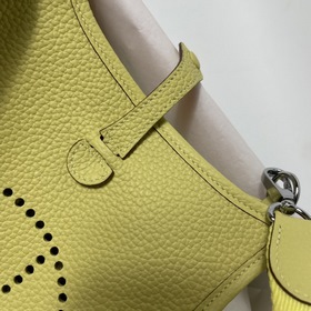 Hermès mini17 сумка через плечо, оригинальная кожа TC, прошита во