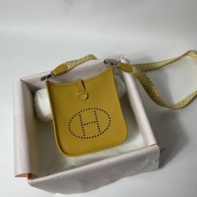 Hermès mini17 сумка через плечо, оригинальная кожа TC, прошита во