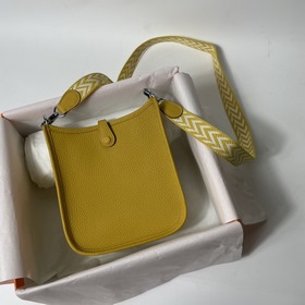 Hermès mini17 сумка через плечо, оригинальная кожа TC, прошита во